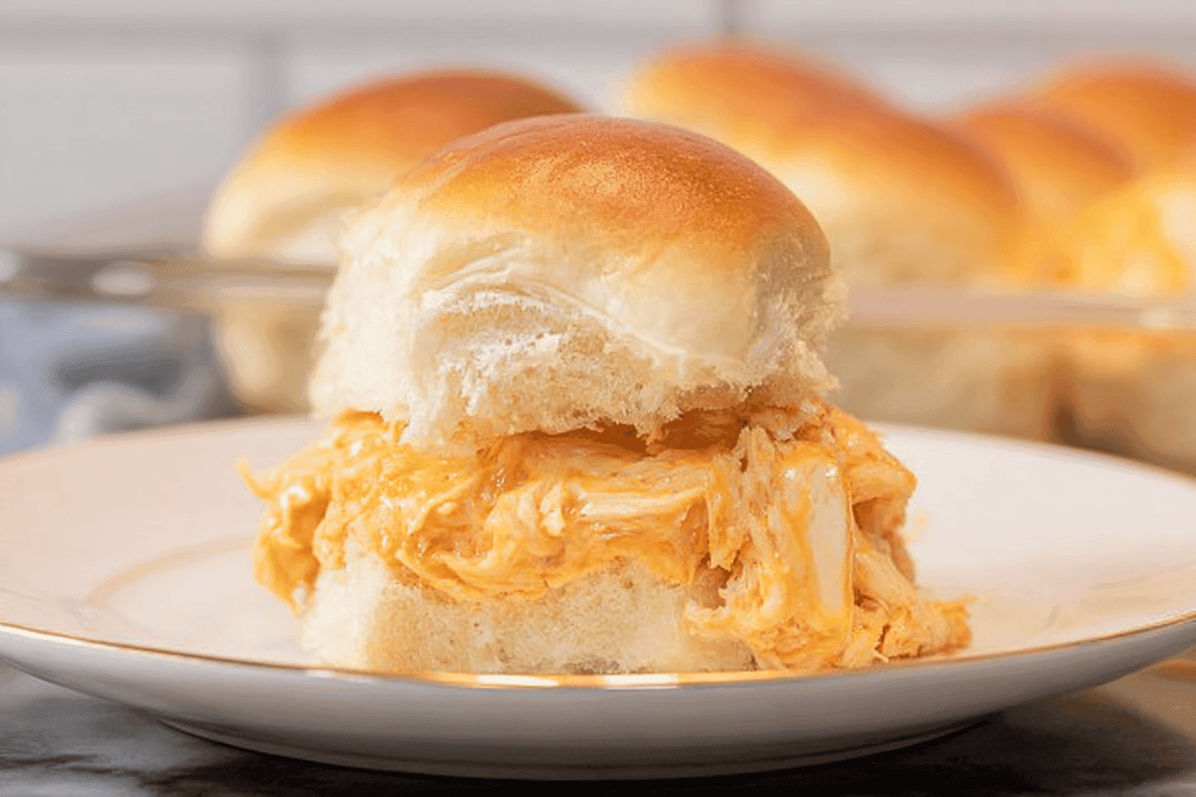 Buffalo Chicken Sliders on Hawaiian Rolls Recipe