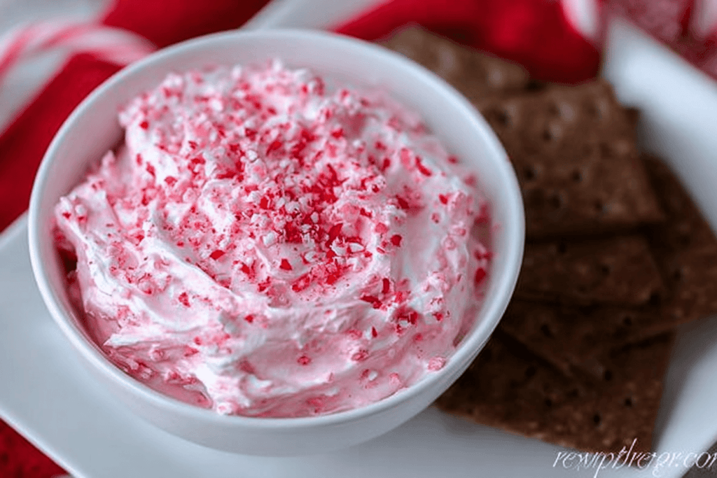 Candy Cane Christmas Dip Recipe