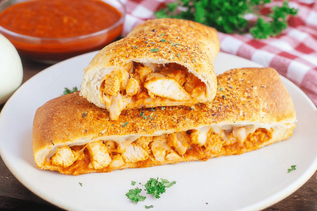 Chicken Parmesan Stromboli Recipe Delight