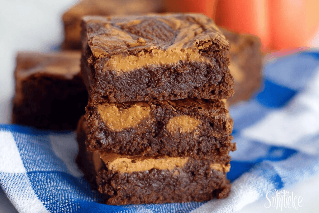 Chocolate Pumpkin Swirl Brownies Recipe Delight