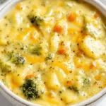 Creamy Broccoli Potato Cheese Soup Recipe
