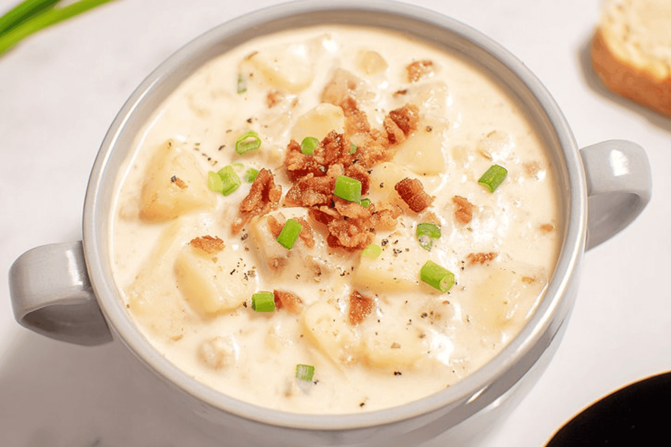 Creamy Homemade Baked Potato Soup Recipe