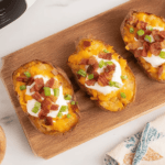 Crispy Air Fryer Twice-Baked Potatoes Recipe