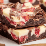 Decadent Strawberry Cheesecake Brownies Recipe