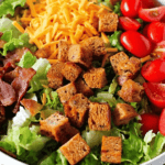 Delicious BLT Salad with Homemade Croutons