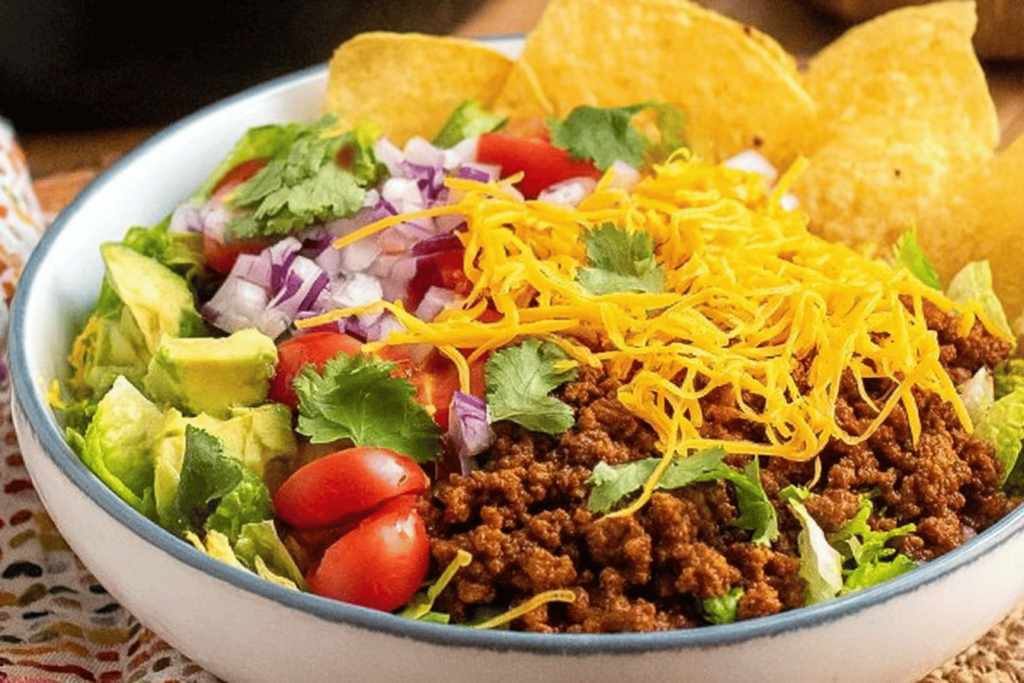 Delicious Beef Taco Salad Recipe Idea
