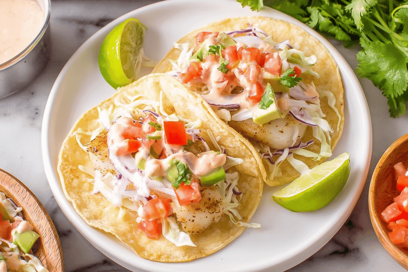 Delicious Cod Fish Tacos Recipe