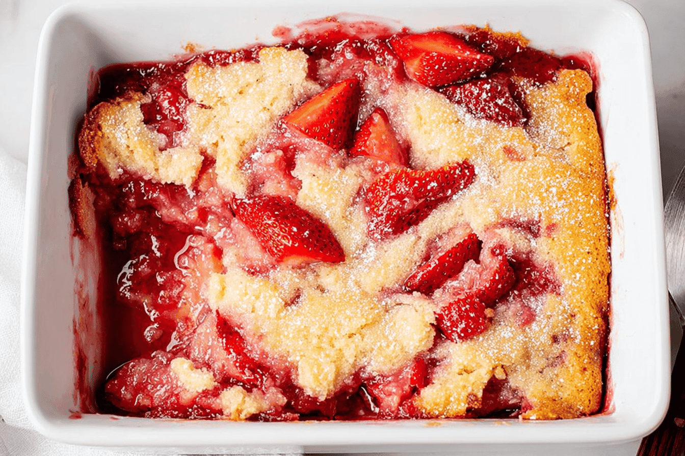 Delicious Homemade Strawberry Cobbler Recipe