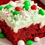 Delicious Red Velvet Christmas Poke Cake Recipe