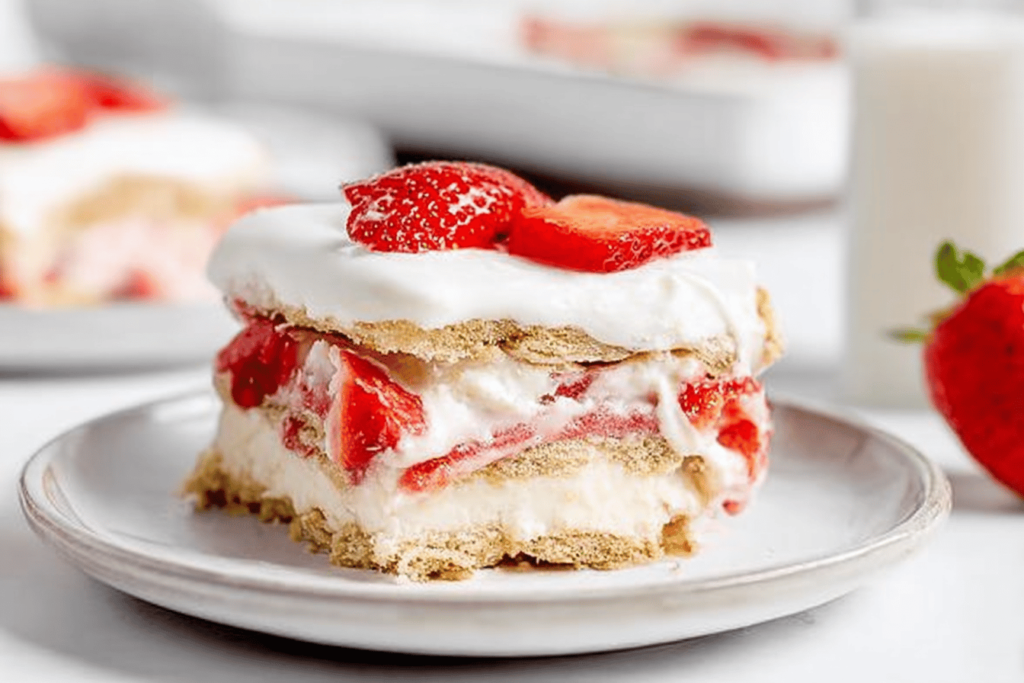 Delicious Strawberry Icebox Cake Recipe