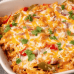 Easy Chicken Fajita Casserole Recipe