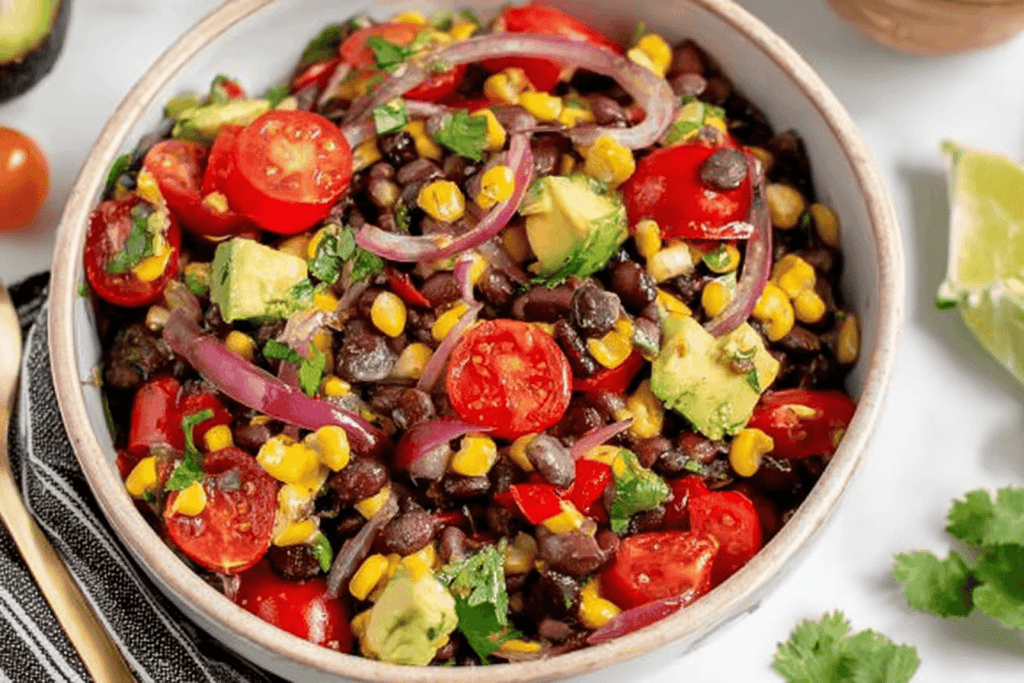 Easy Mexican Bean Salad Recipe
