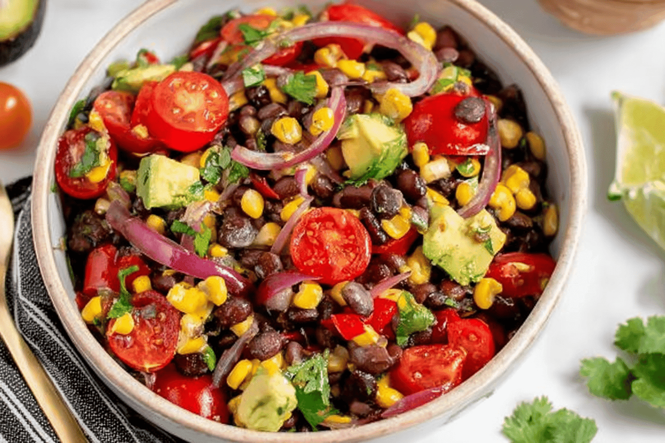 Easy Mexican Bean Salad Recipe