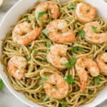 Easy Shrimp Pesto Pasta Recipe