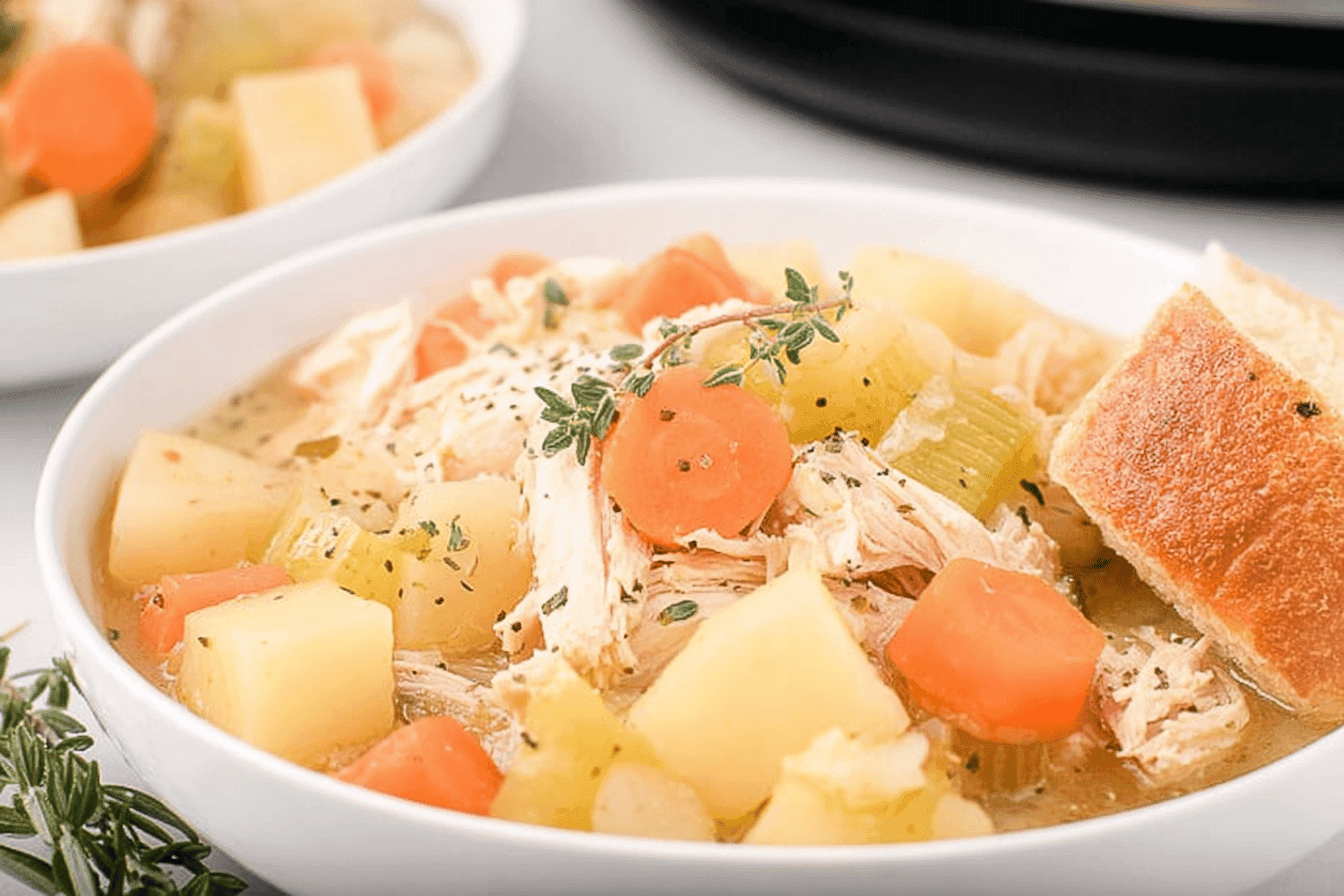 Easy Slow Cooker Chicken Stew Recipe