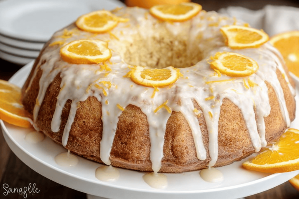 Glazed Orange Bundt Cake Recipe Delight