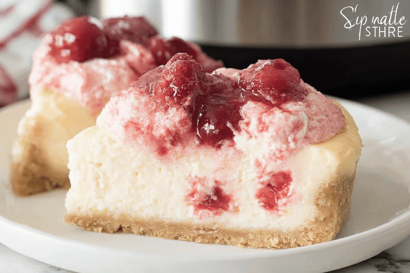 Instant Pot Cherry Cheesecake Recipe Delight