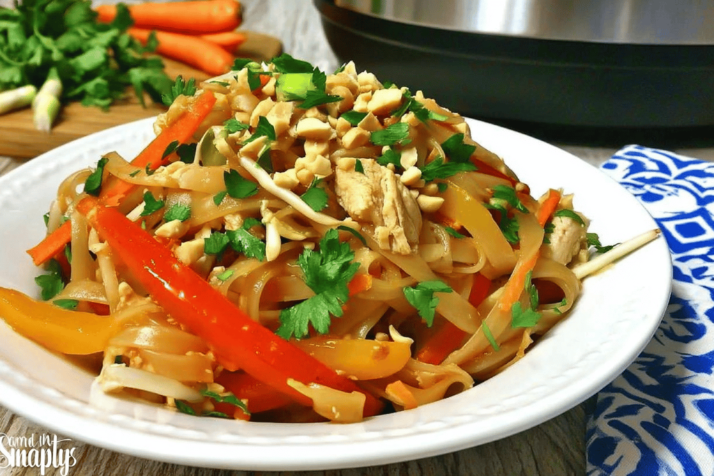 Instant Pot Chicken Pad Thai Recipe