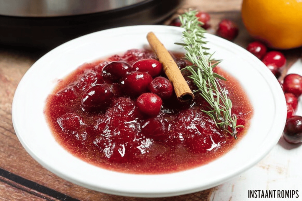 Instant Pot Cranberry Sauce Recipe Simple