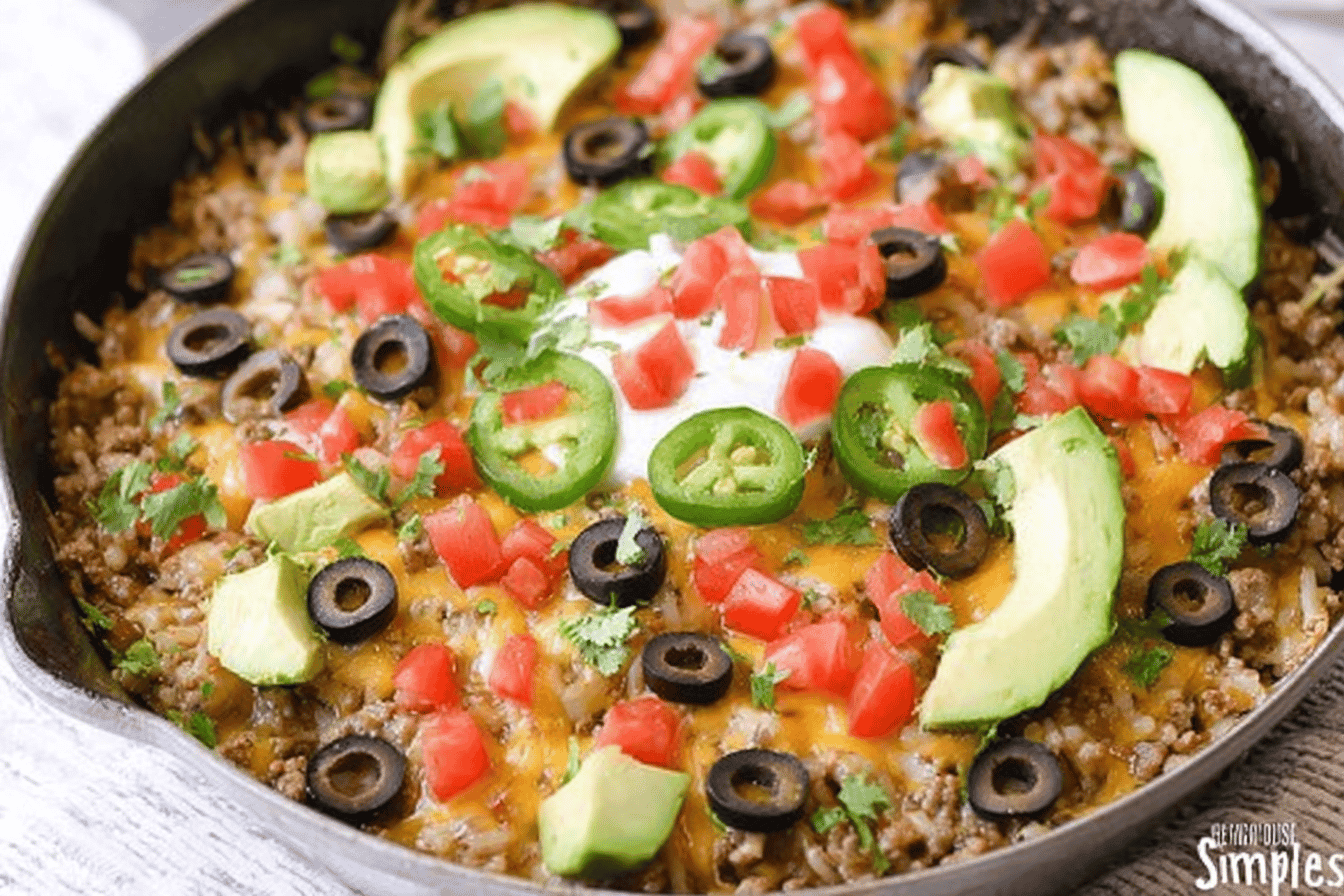 Low Carb Taco Skillet Dinner Recipe