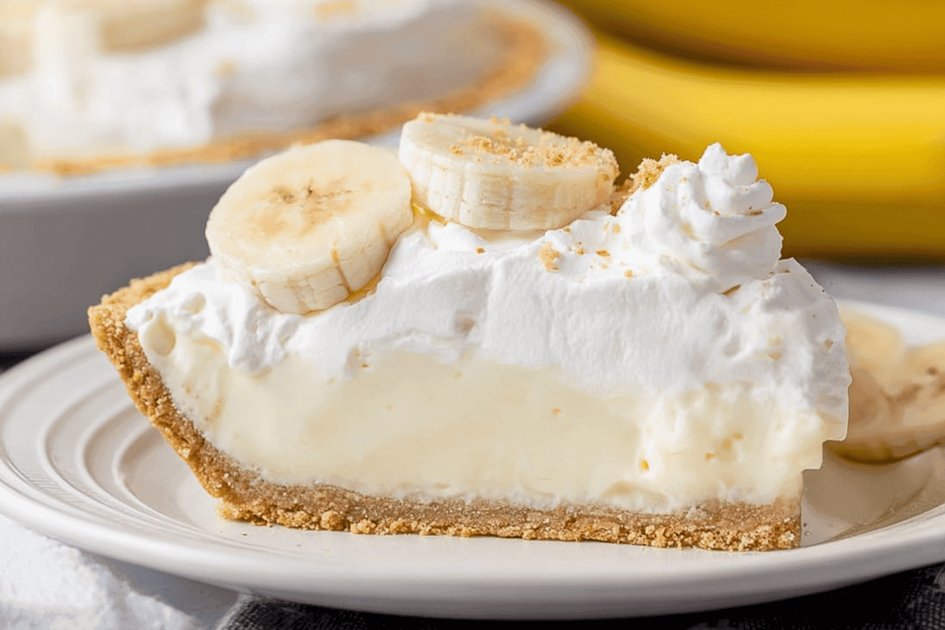 No-Bake Banana Cream Pie Recipe