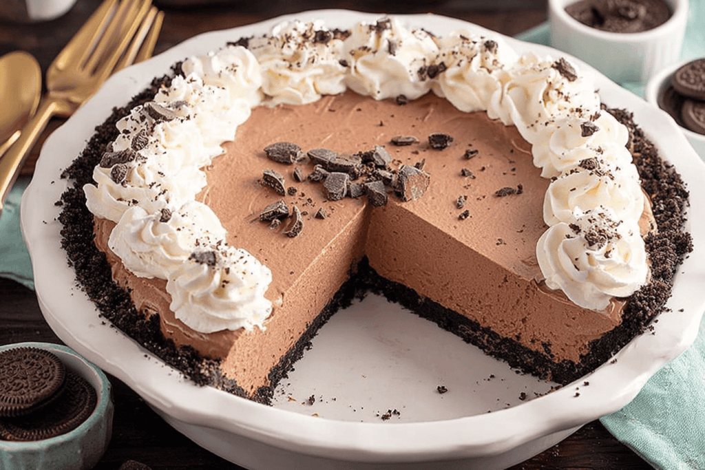 No-Bake Chocolate Cheesecake Pie Recipe