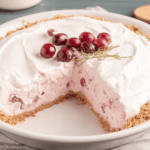 No-Bake Cranberry Cream Pie Recipe