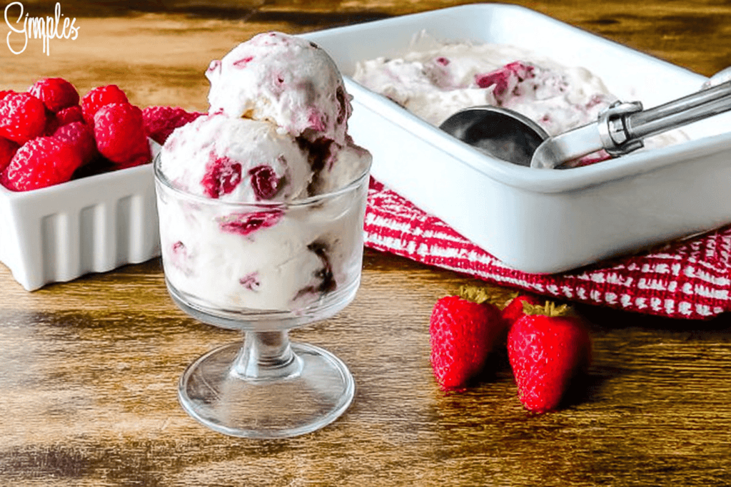 No-Churn Berry Pie Ice Cream Recipe