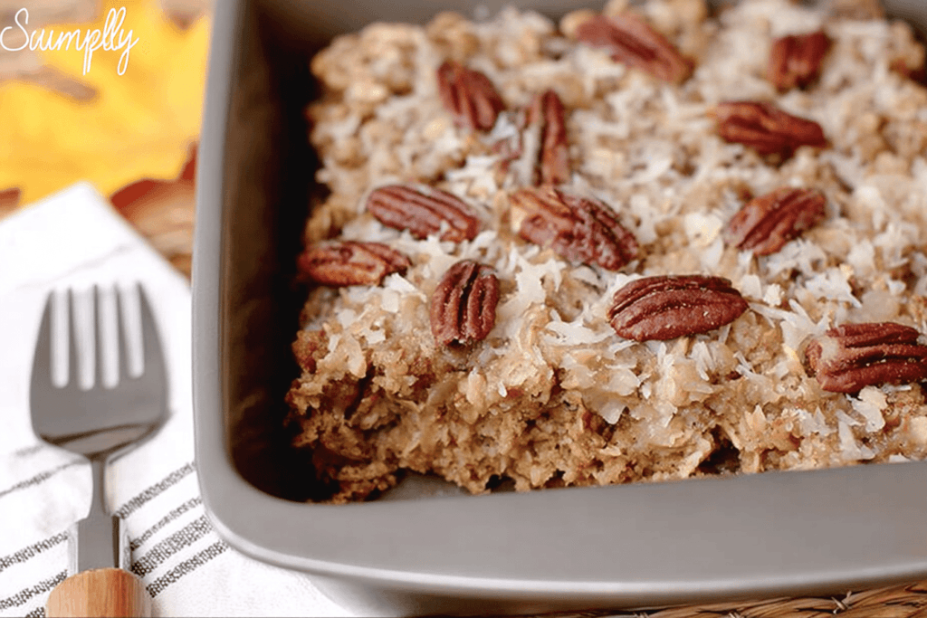 Oatmeal Cake with Coconut Pecan Frosting Recipe