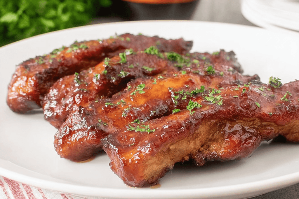 Oven-Baked BBQ Boneless Pork Ribs Recipe