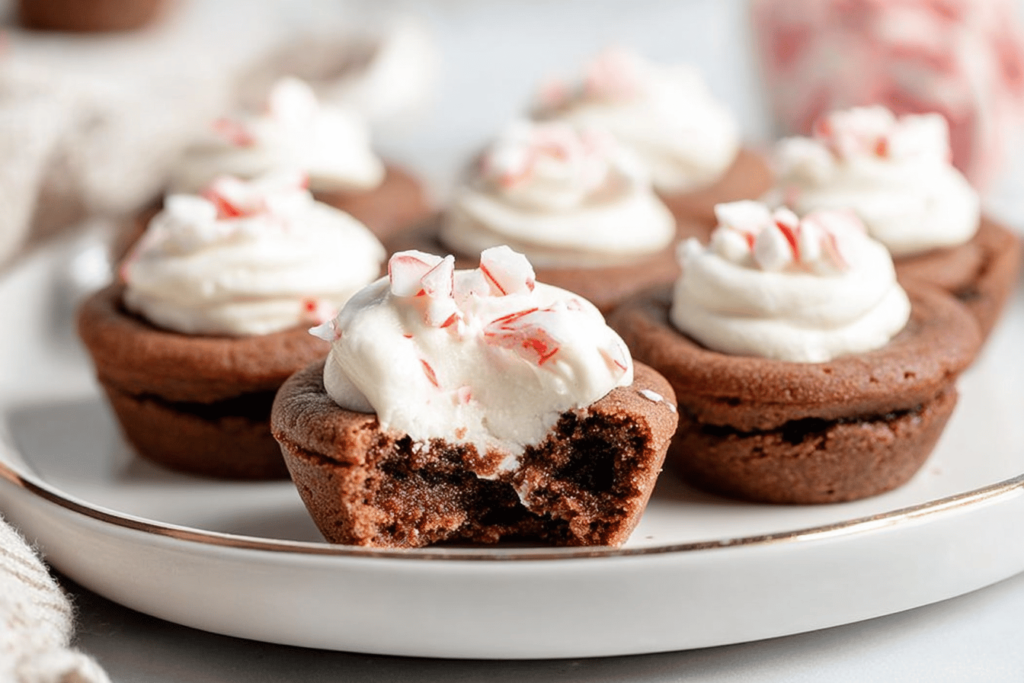 Peppermint Cheesecake Cookie Cups Recipe