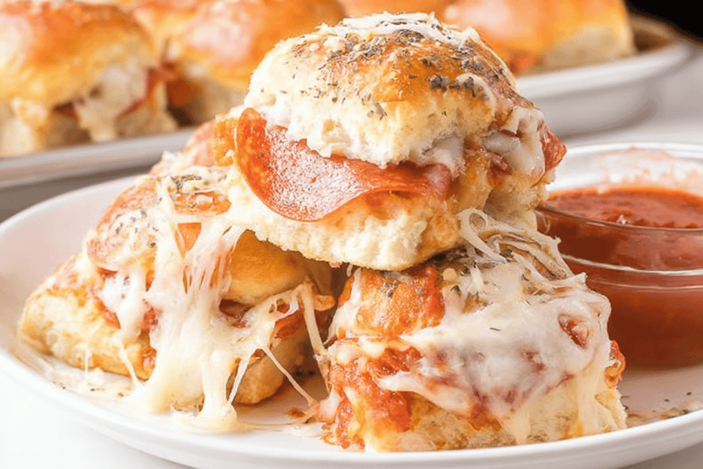 Pepperoni Pizza Sliders Recipe Easy Snack