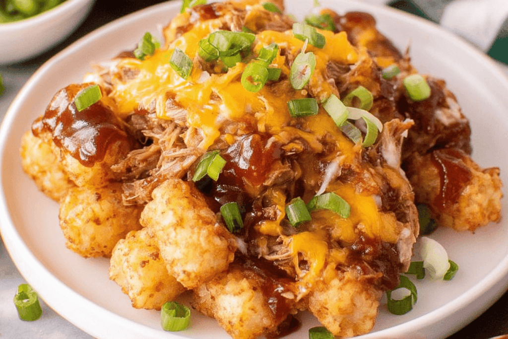 Pulled Pork Totchos Recipe for Game Day