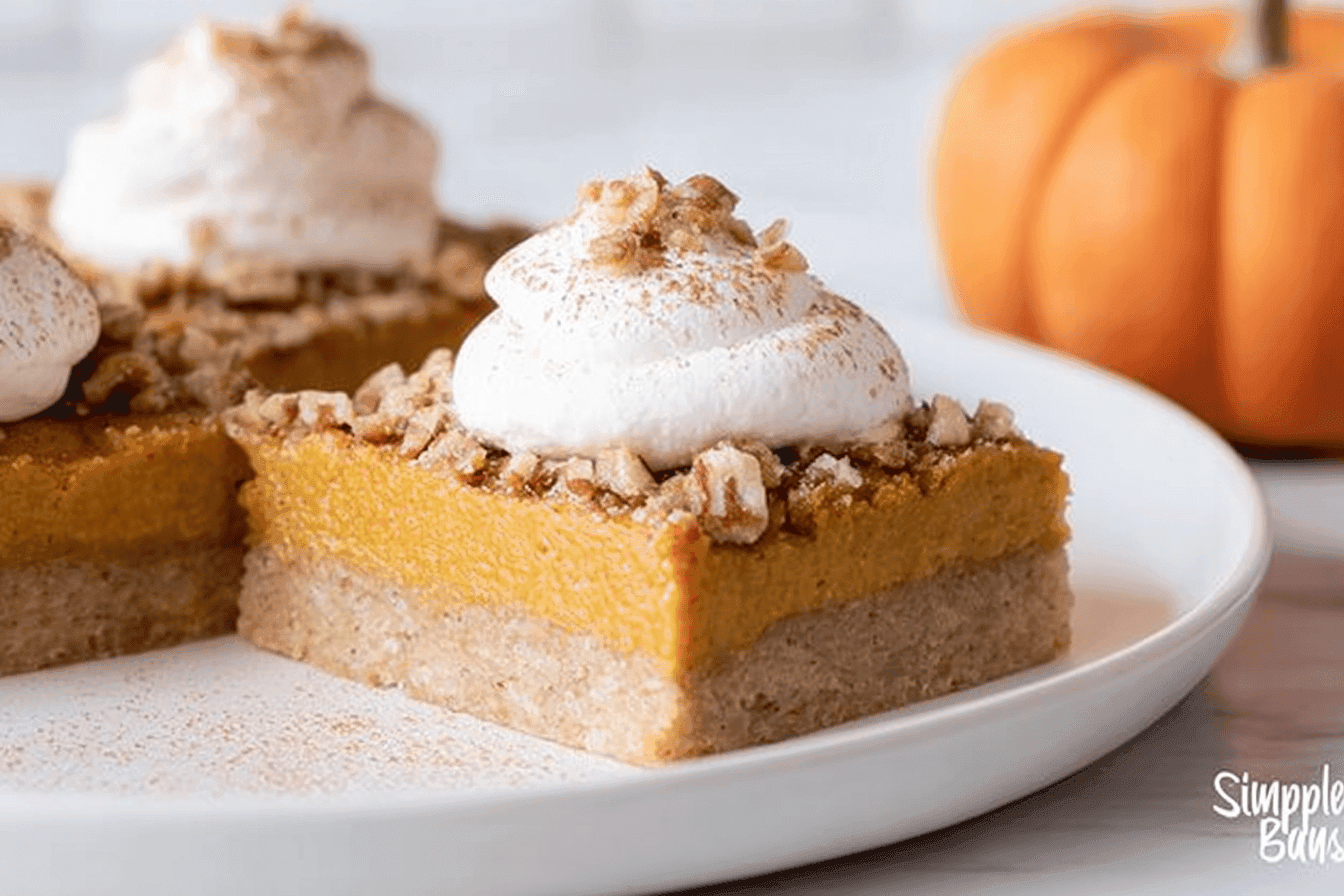 Pumpkin Gooey Butter Bars Recipe