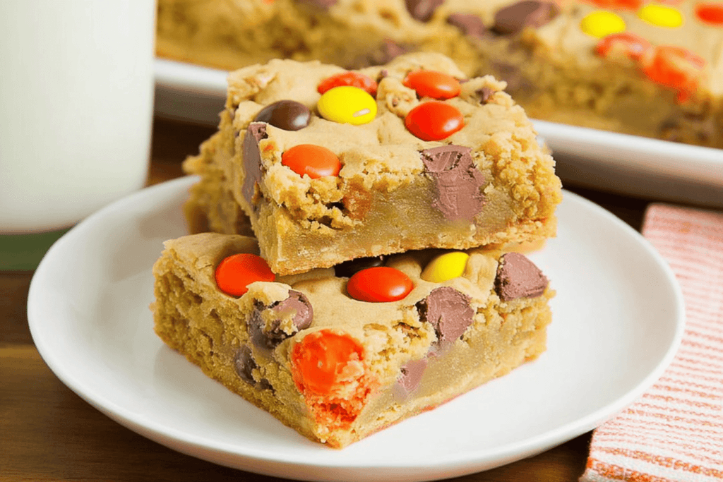 Reese's Pieces Bars Recipe Delight