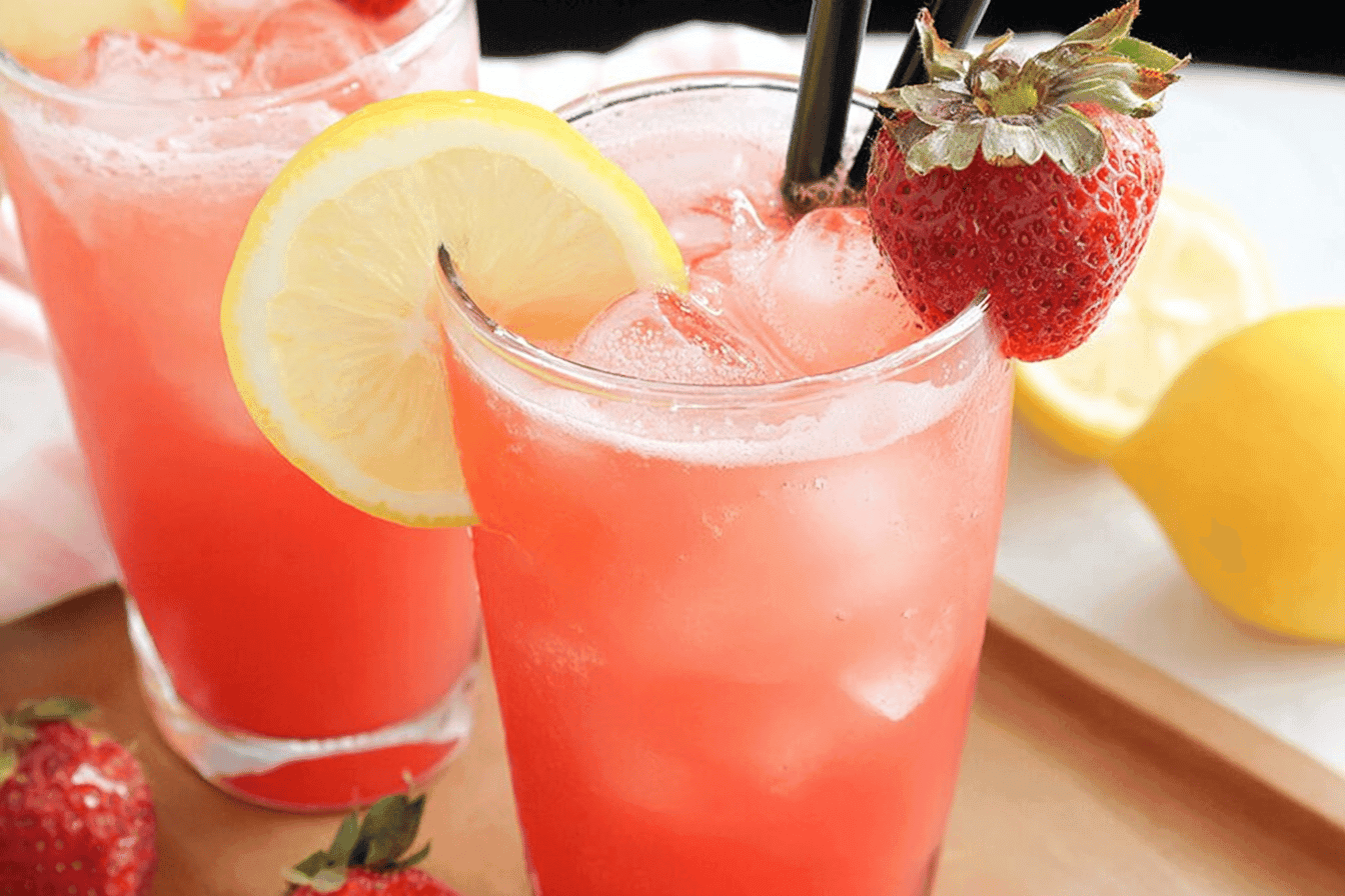 Refreshing Homemade Strawberry Lemonade Recipe