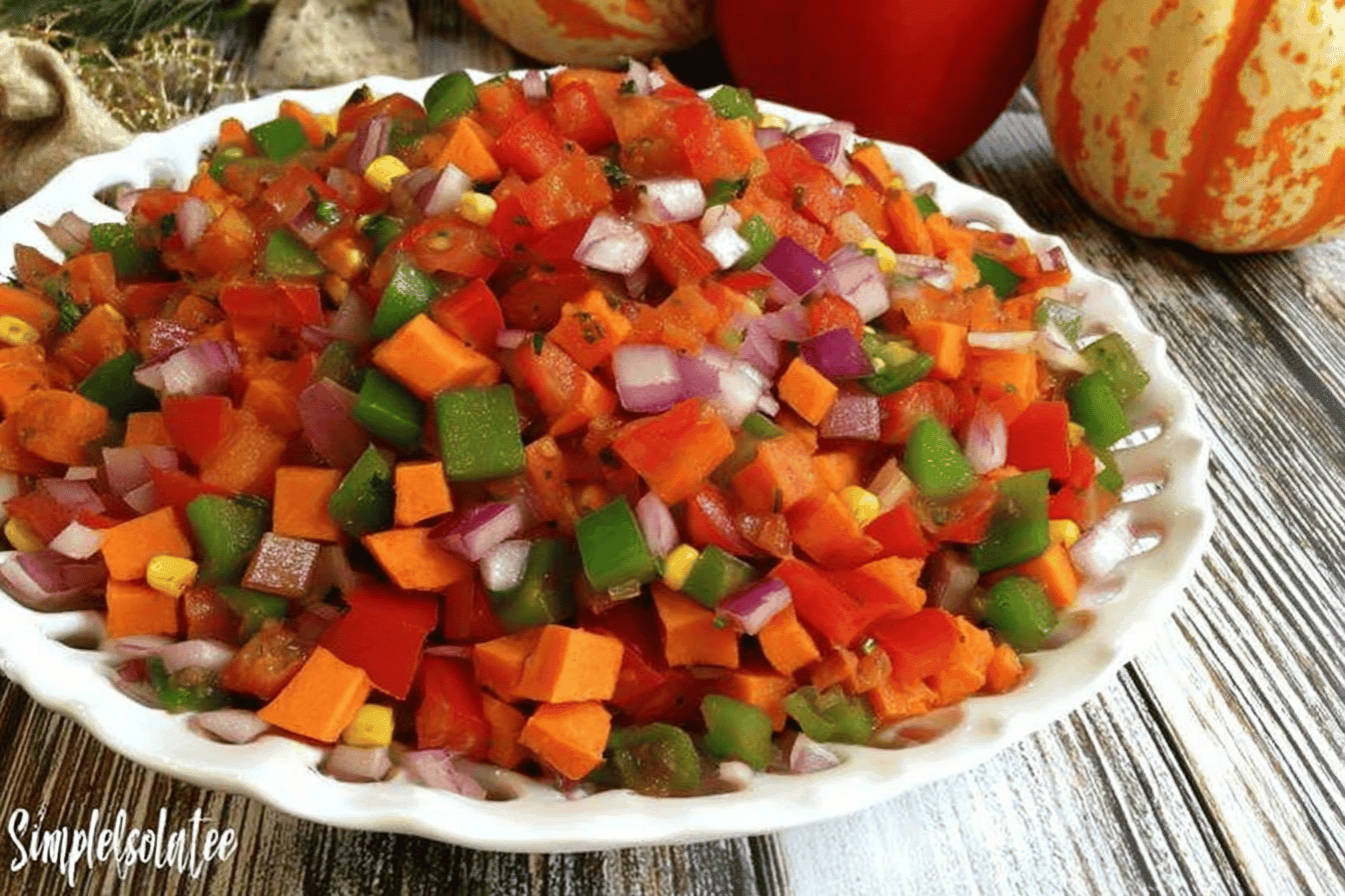 Roasted Sweet Potato Pico de Gallo Recipe