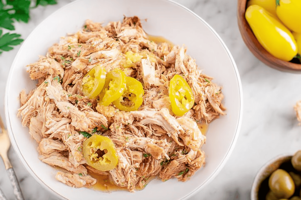 Slow Cooker Mississippi Chicken Recipe