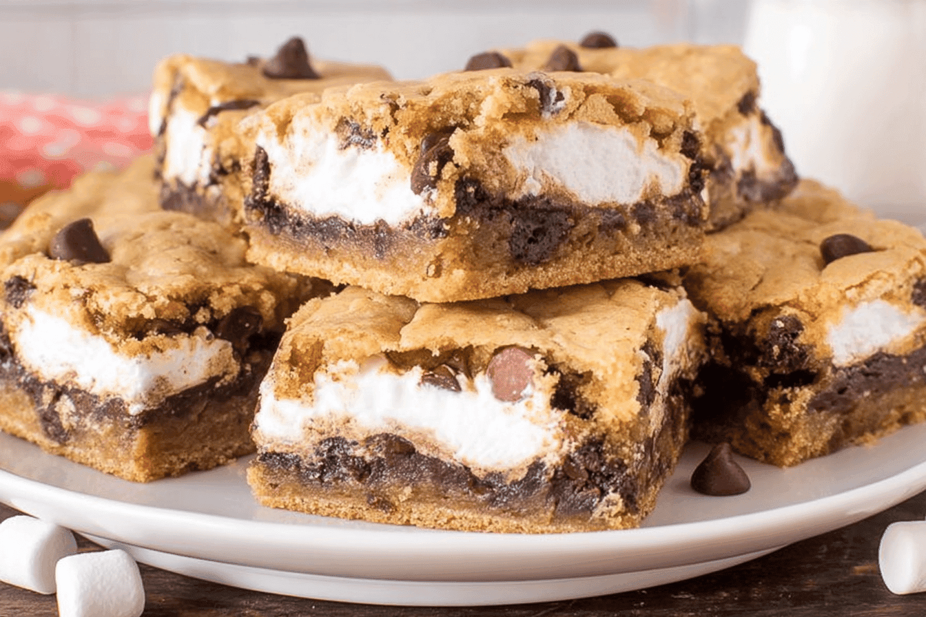 S'mores Cookie Bars Recipe for Sweet Treats