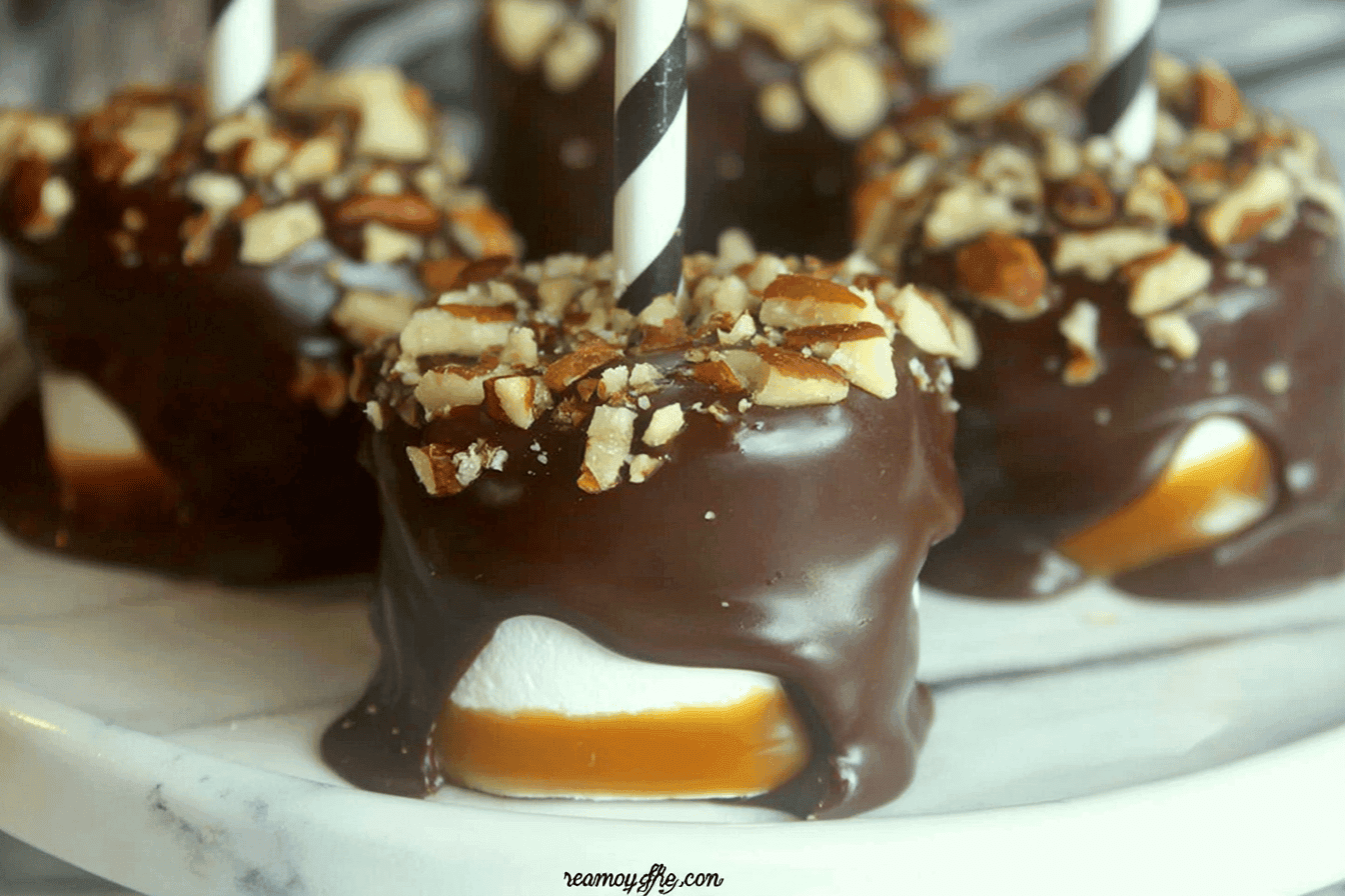 Turtle Dipped Marshmallows Recipe Delight