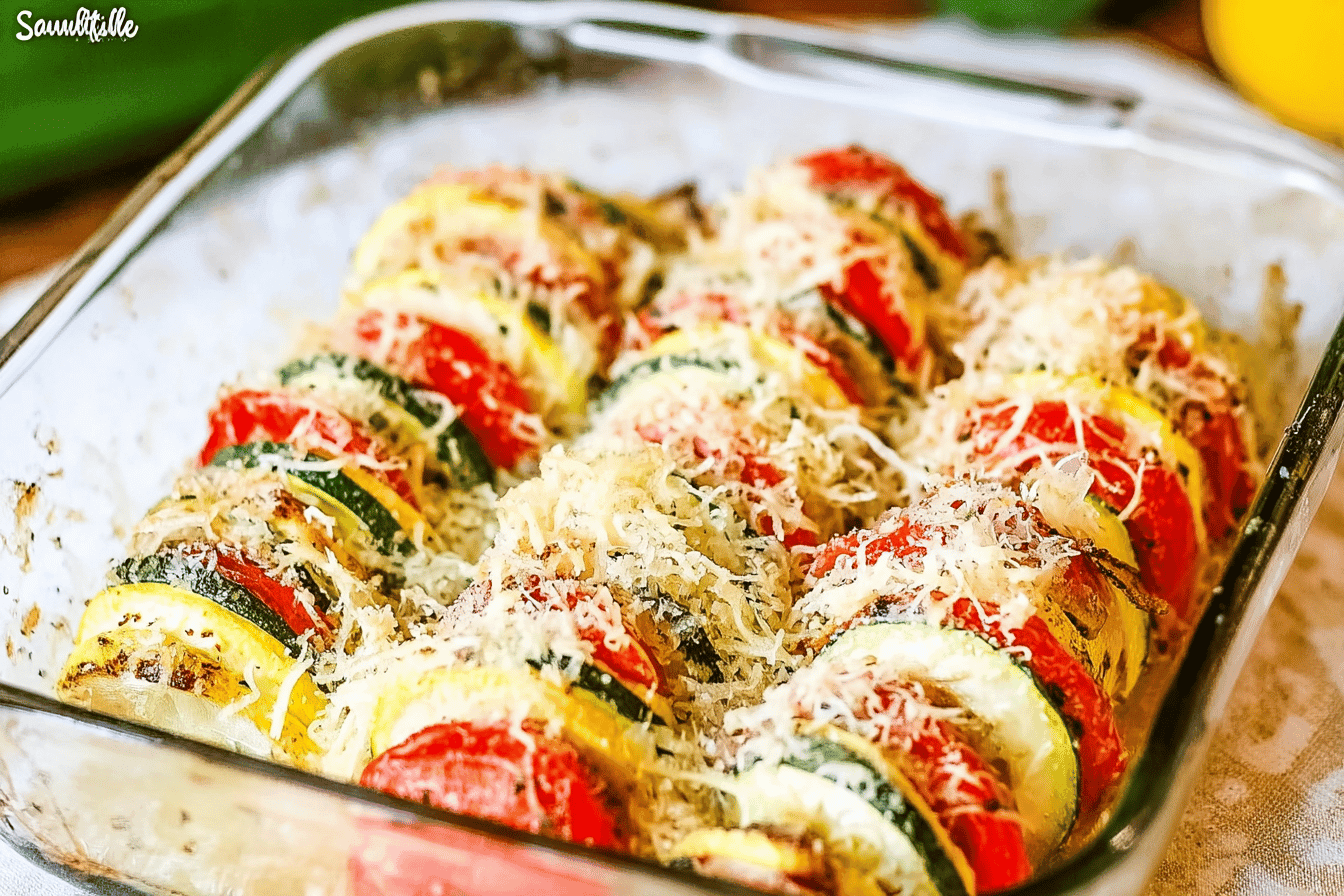 Zucchini Tomato Casserole Recipe Delight