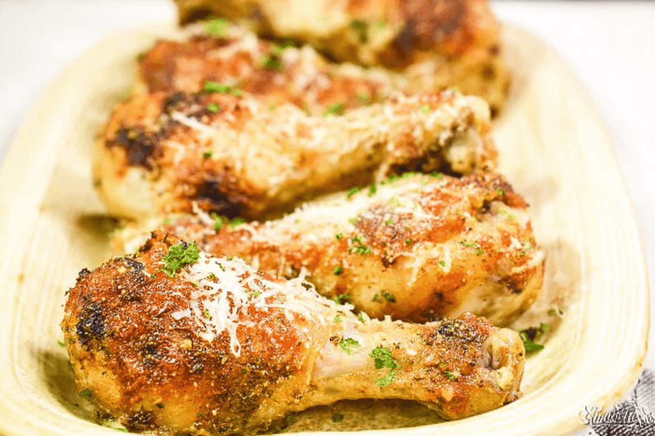 Baked Parmesan Chicken Legs Recipe