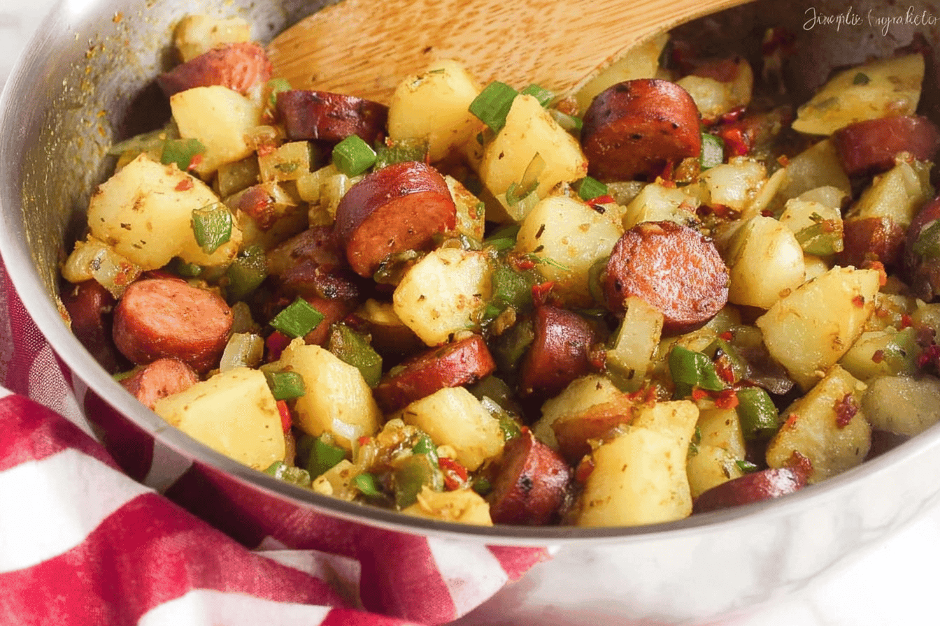 Cajun Sausage and Potatoes Recipe Delight
