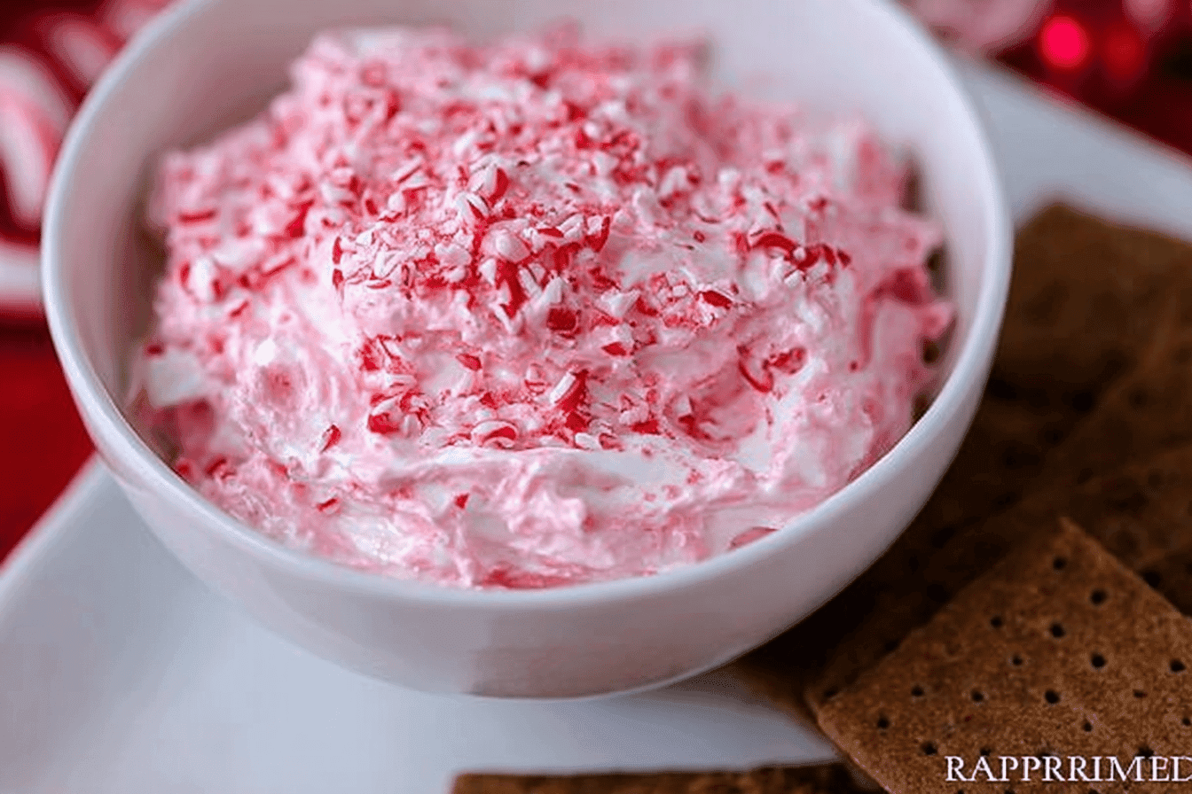 Candy Cane Christmas Dip Recipe