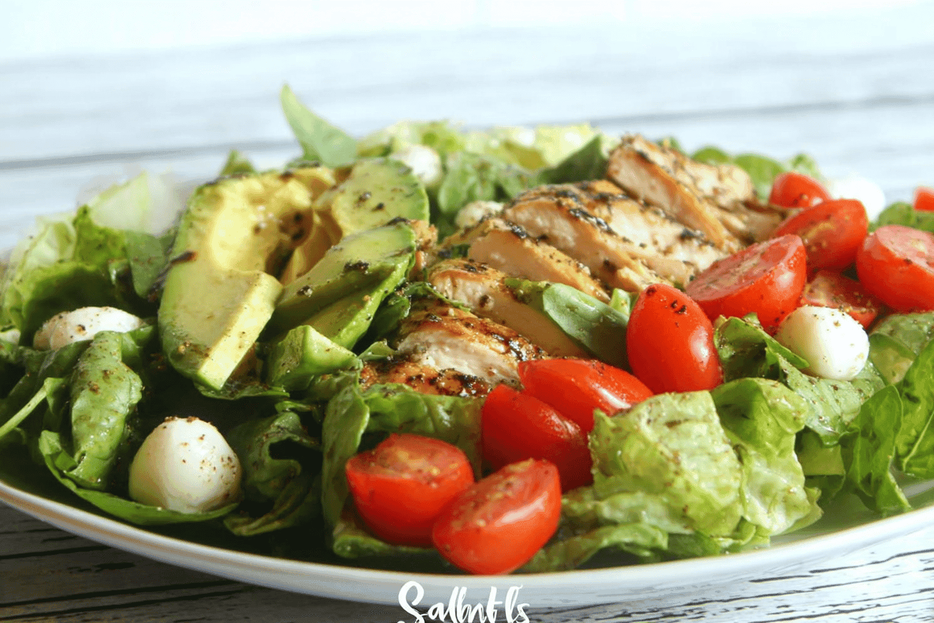 Chicken Avocado Caprese Salad Recipe