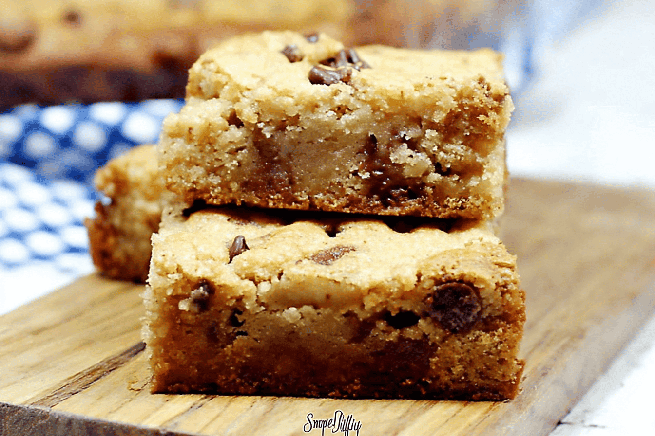 Chunky Monkey Blondies Recipe Delight