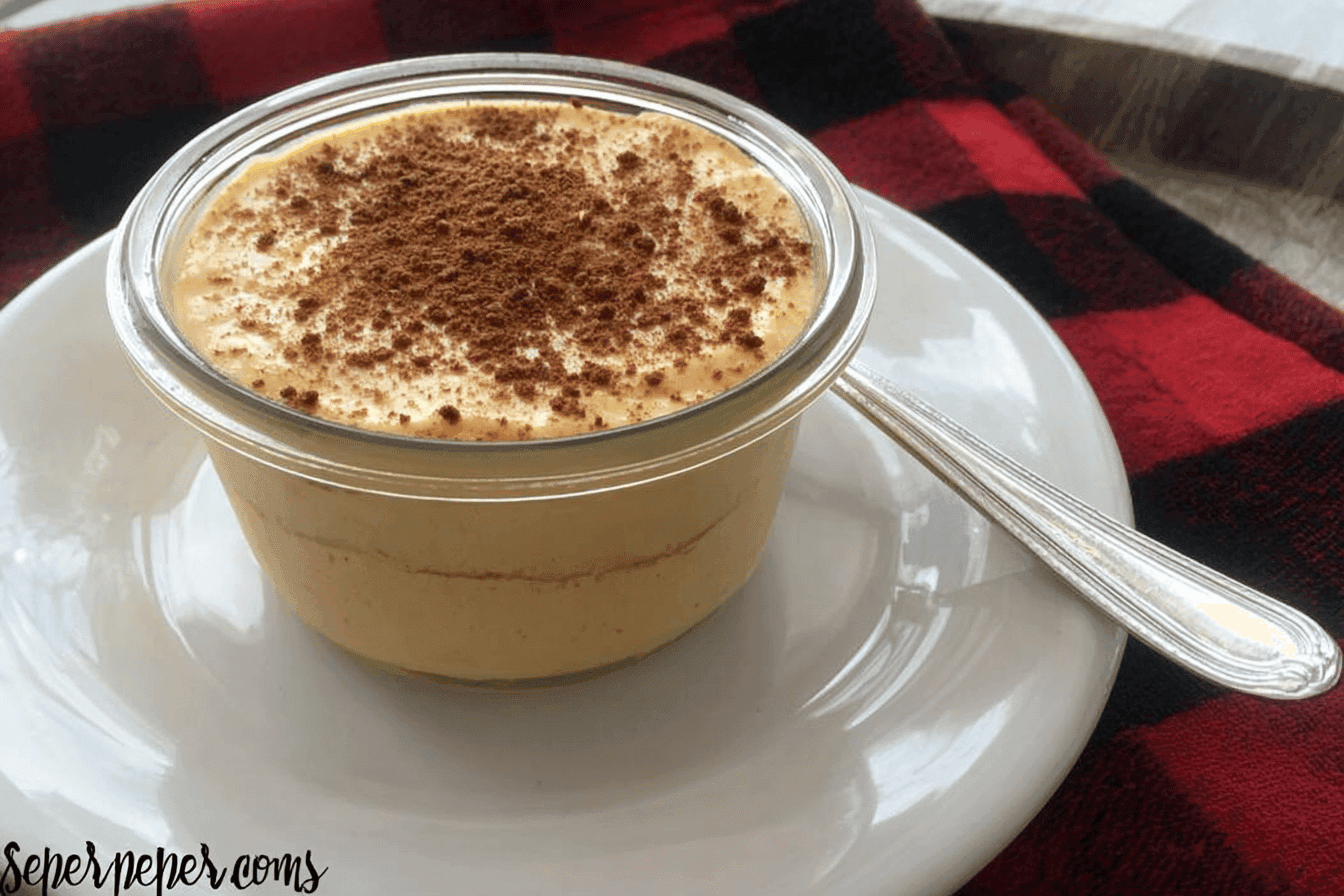 Creamy Eggnog Custard Delight