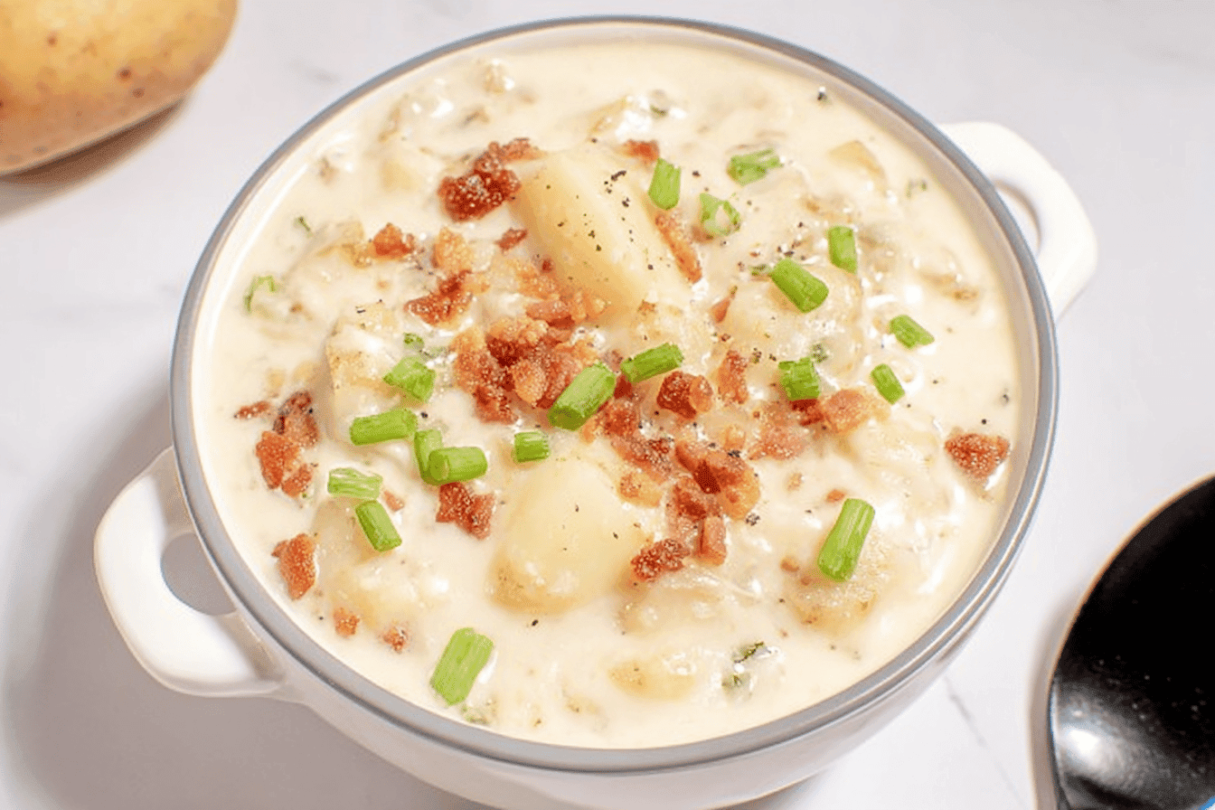 Creamy Homemade Baked Potato Soup Recipe