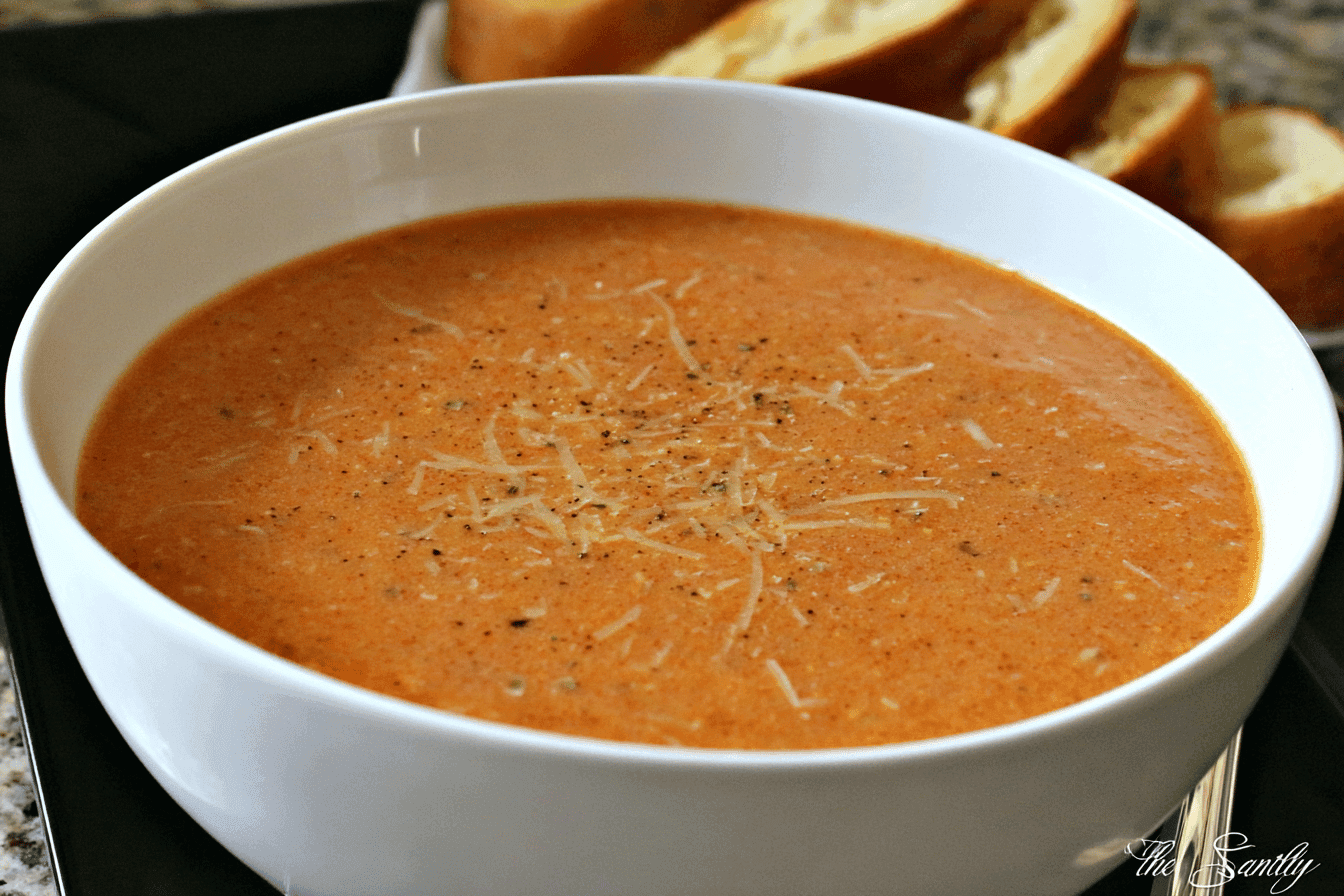 Creamy Parmesan Tomato Soup Recipe