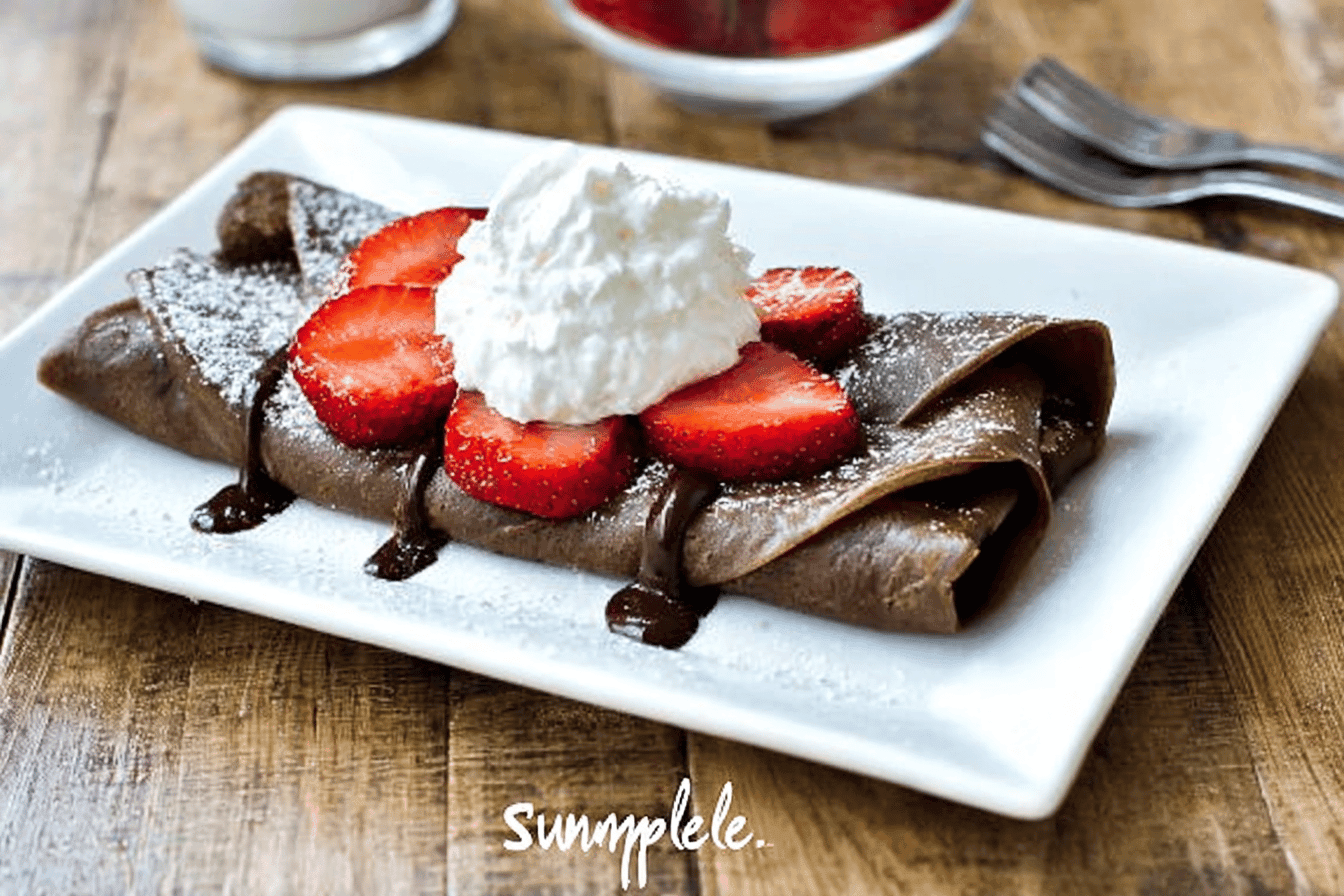 Decadent Chocolate Dessert Crepes Recipe